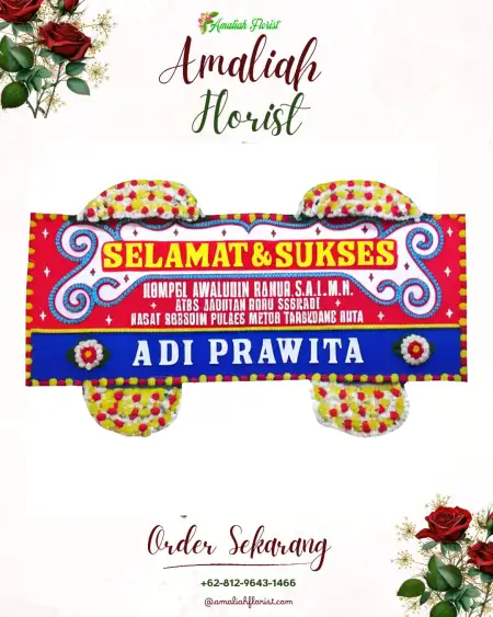 Papan Bunga Ucapan Selamat Cilowong