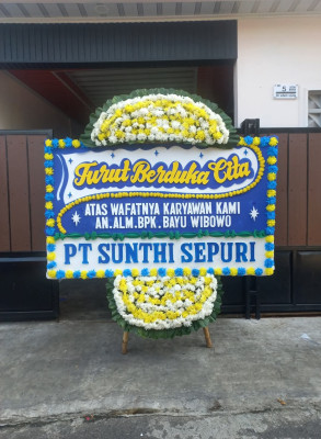 Papan Bunga Duka di Cilowong